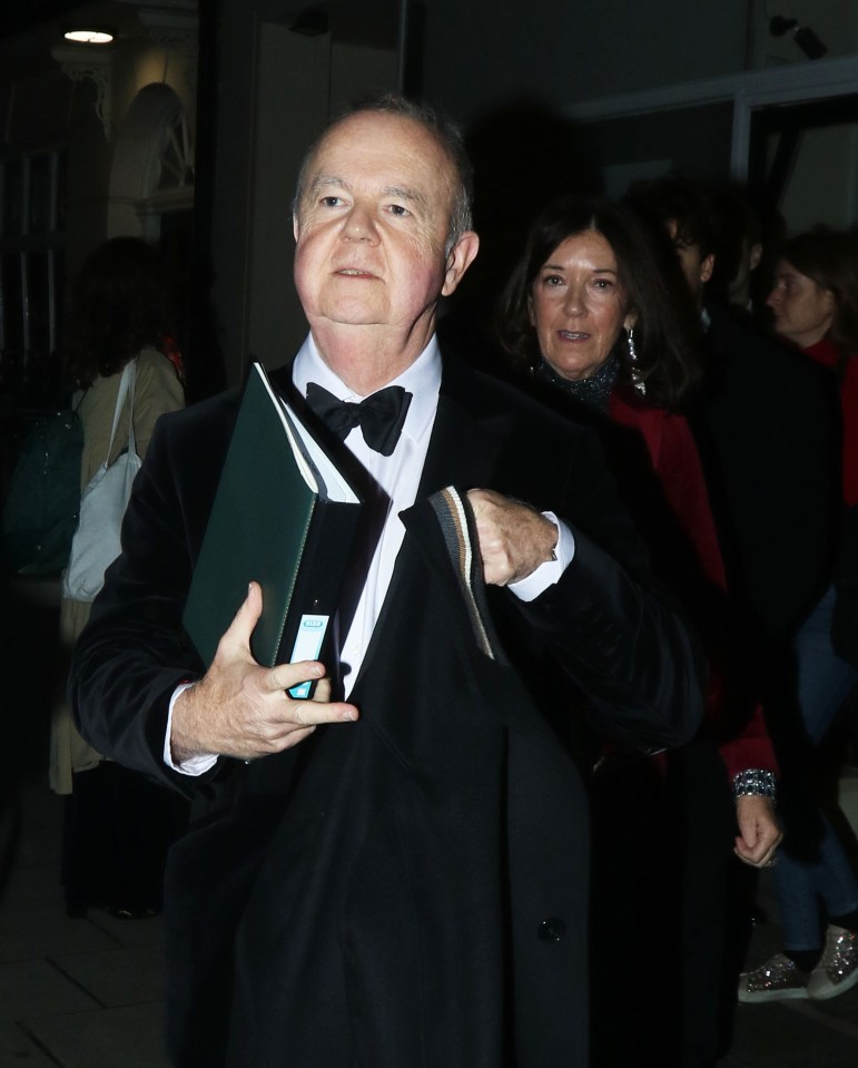 The BBC star was seen out with his wife in London last night with the bandage on the back of his head