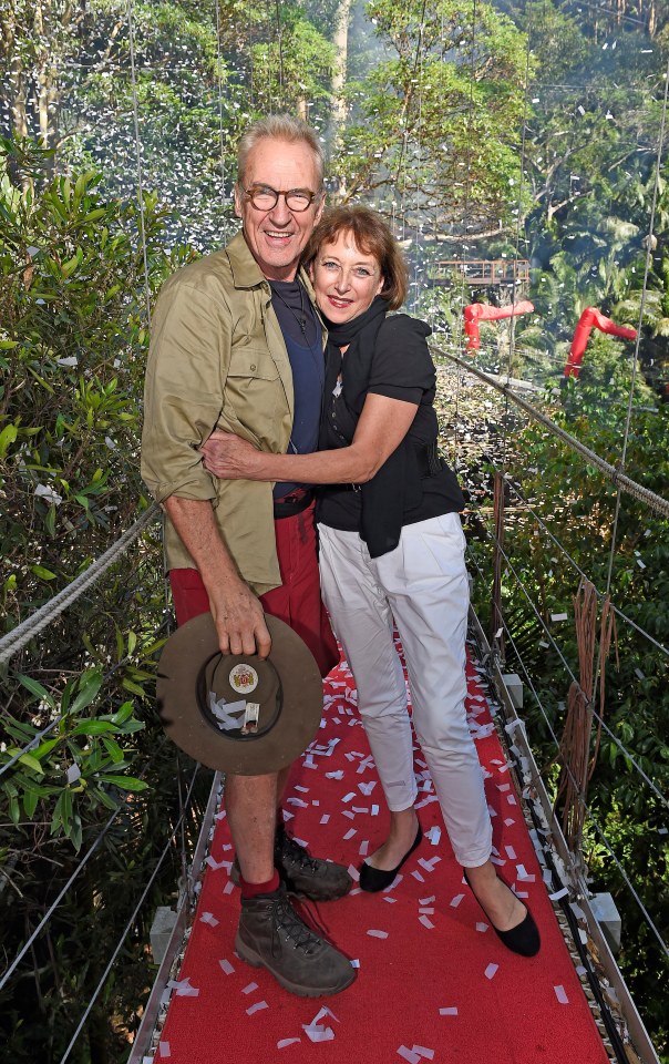 Marie met Larry when he left the I'm a Celeb jungle