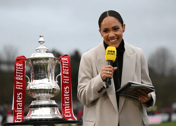 Before turning to presenting, Alex Scott was a pro footballer