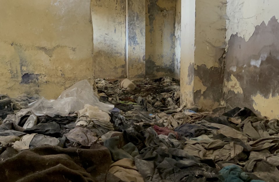 Shoes and clothes were found in secret compartment at Sednaya Prison