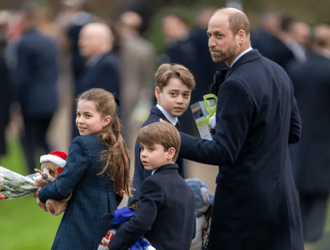 The Royal Family are inundated with gifts on their annual walk home from church at Sandringham on Christmas Day