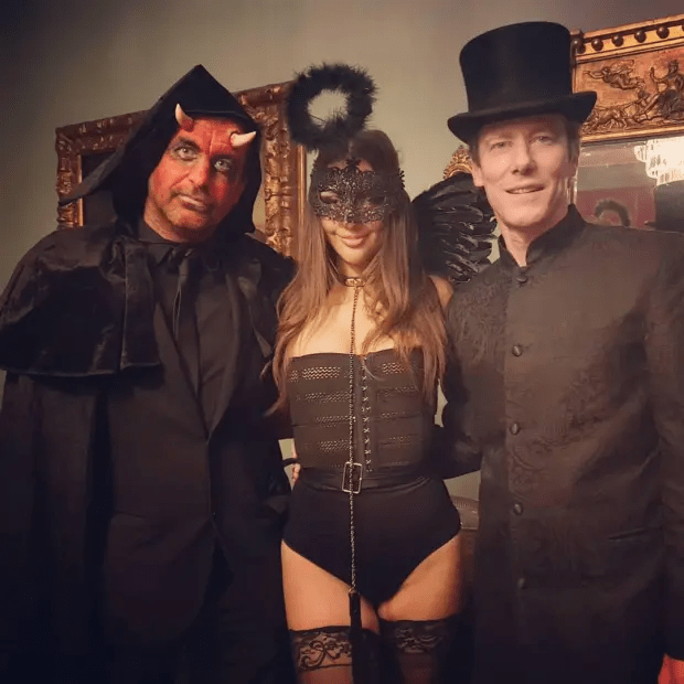 Lord Davenport at the Box in Soho for a Halloween party