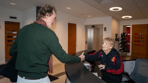 Kath meeting new co-owner Sir Jim Ratcliffe