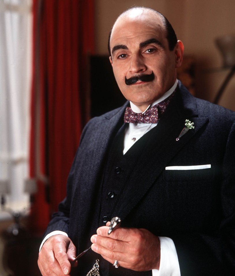 David Suchet as Agatha Christie's sleuth Hercule Poirot