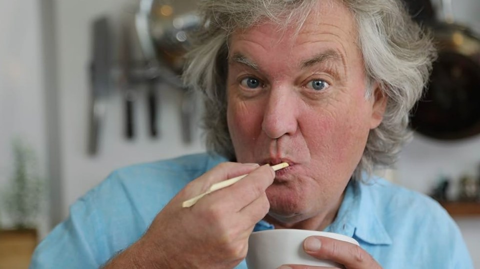 James May in The Dull Men’s Club TV Series where he tinkers around in his shed meeting members of the Dull Men Facebook group