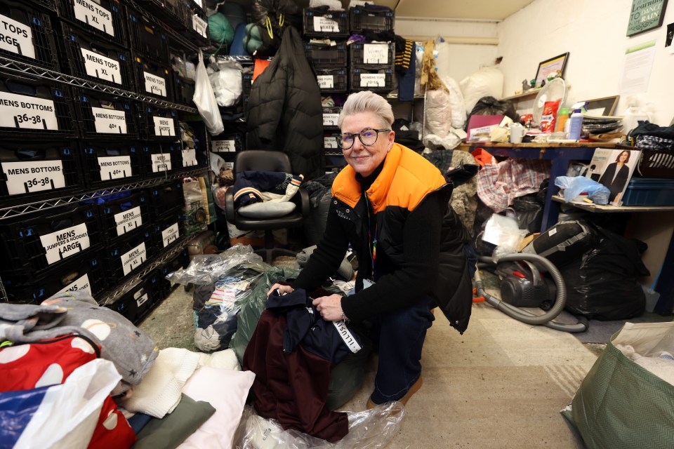 The Rainbow Centre collects provisions and provides refuge to the town’s homeless