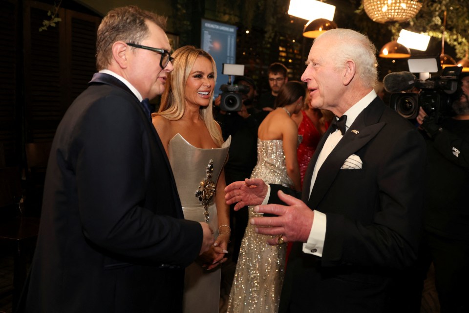 Amanda Holden revealed the news after meeting King Charles at the Royal Variety Performance