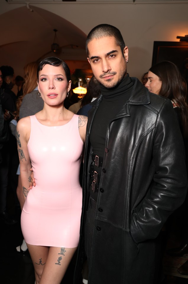 The popstar, real name Ashley Frangipane, was then joined by her fiance Avan Jogia