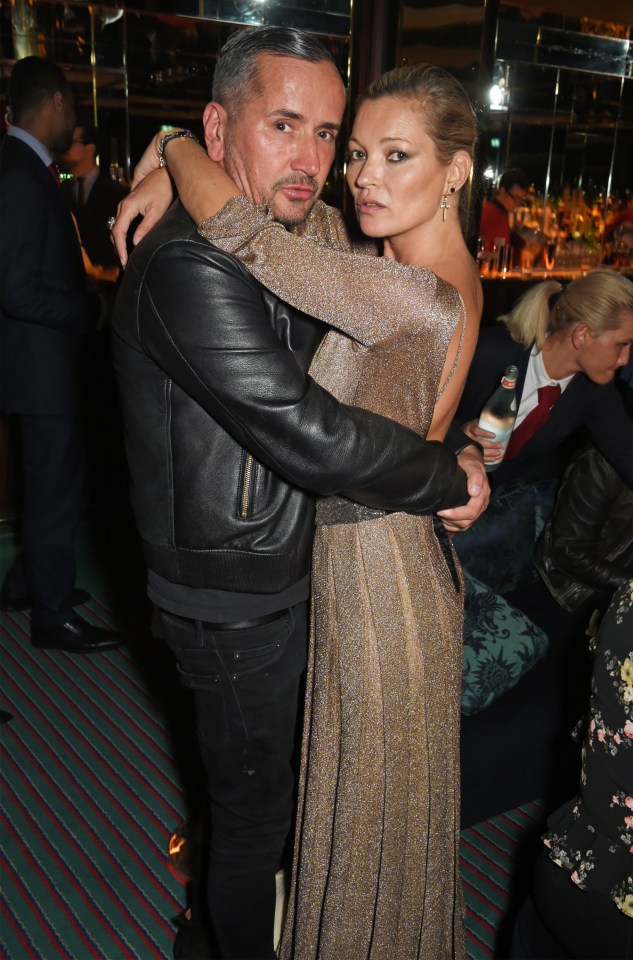 Tony is close pals with Kate Moss