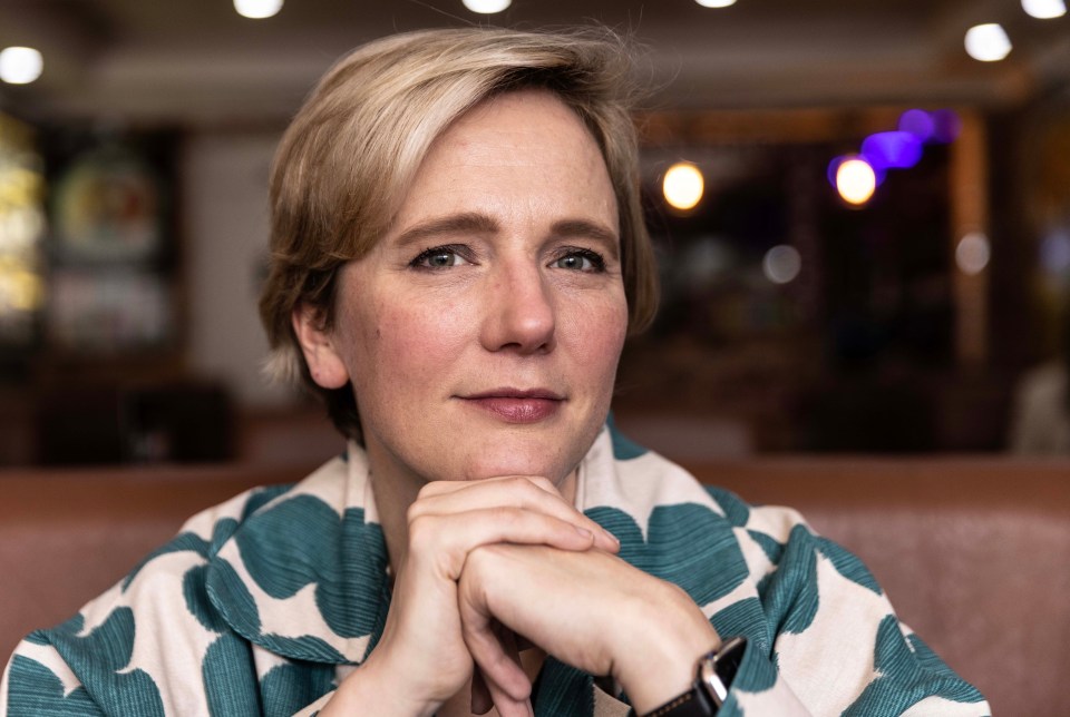 Stella Creasy, Labour MP for Walthamstow, in a cafe.