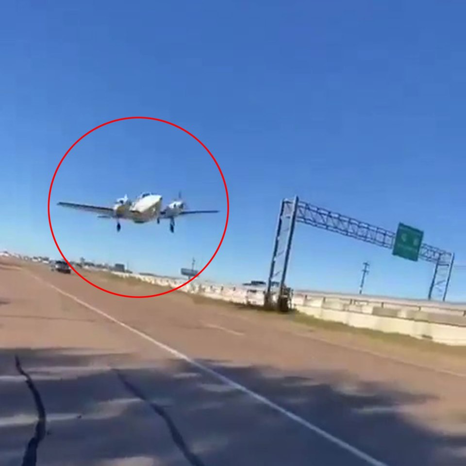 The plane came crashing down to Earth yesterday in Texas