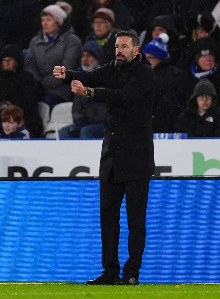 Ruud van Nistelrooy saw Leicester snatch a dramatic point