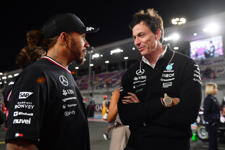 Hamilton and Toto Wolff won several Championships together