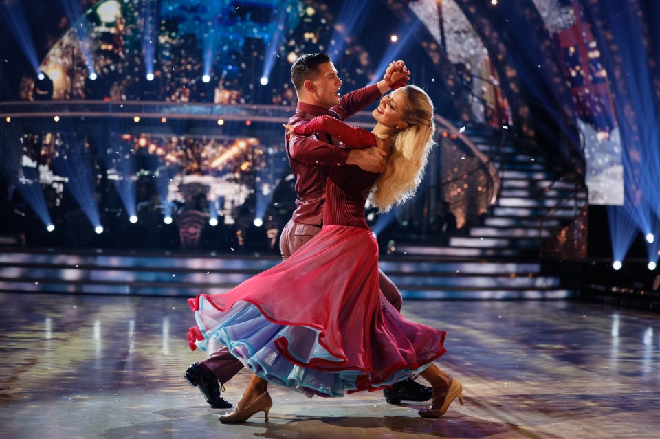 Tasha and her partner Aljaz are set to compete in the Strictly Come Dancing final on Saturday