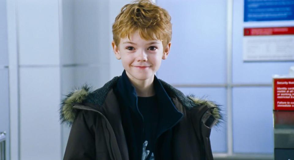 Thomas Brodie-Sangster's adorable airport run was met with sceptism in the years following the 9/11 attacks (stock image)