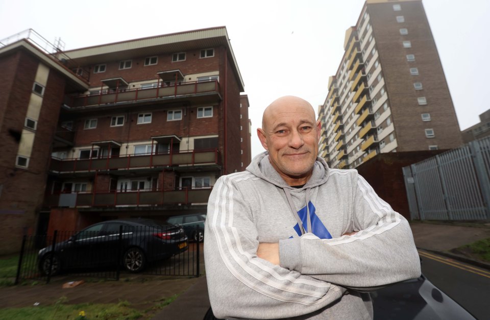 Darren Rawlson, 52, a local taxi driver, thinks it's time to bulldoze the worst parts of town