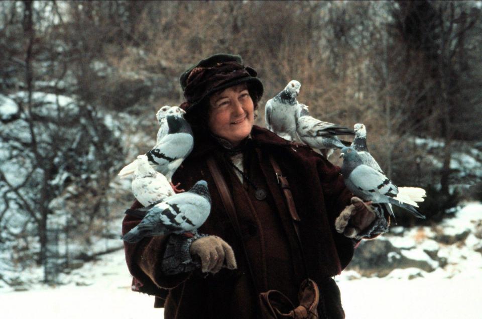 Actress Brenda Fricker played the Pigeon Lady