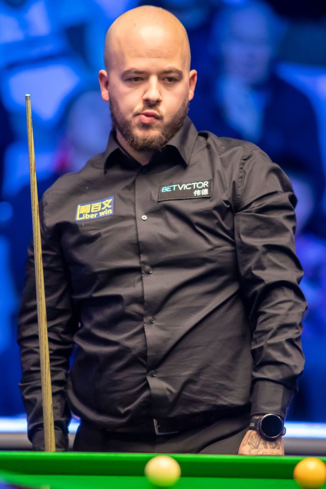 Luca Brecel was agitated during his Scottish Open quarter-final exit