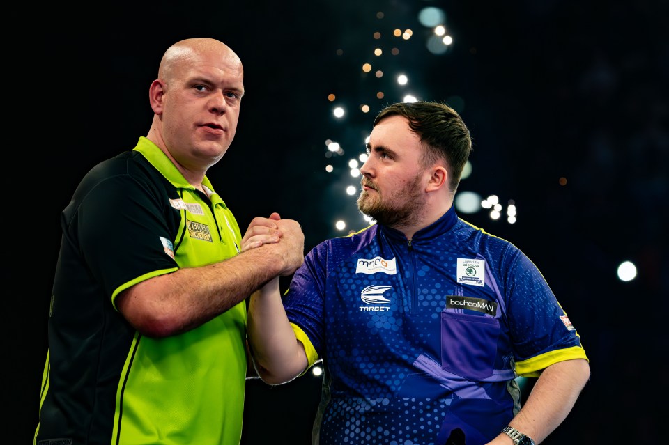 Van Gerwen has beaten Luke Littler six times this year