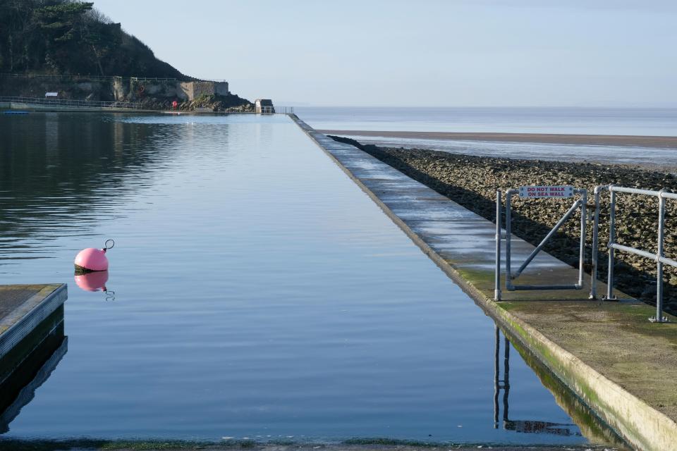 Clevedon Marine Lake opened to the public in the late 1920s