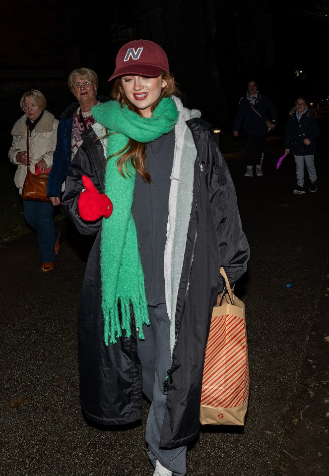 Maisie Smith leaving the Marlowe Theatre.