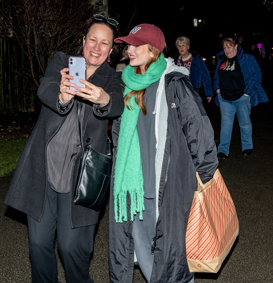 Maisie Smith leaving the Marlowe Theatre.