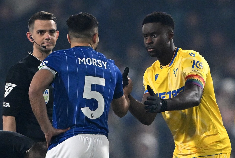 Sam Morsy wore a regular captain's armband