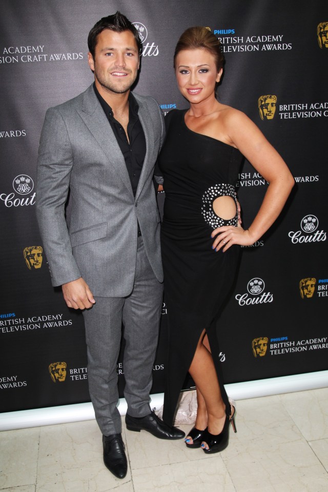 Mark pictured with his ex Lauren Goodger