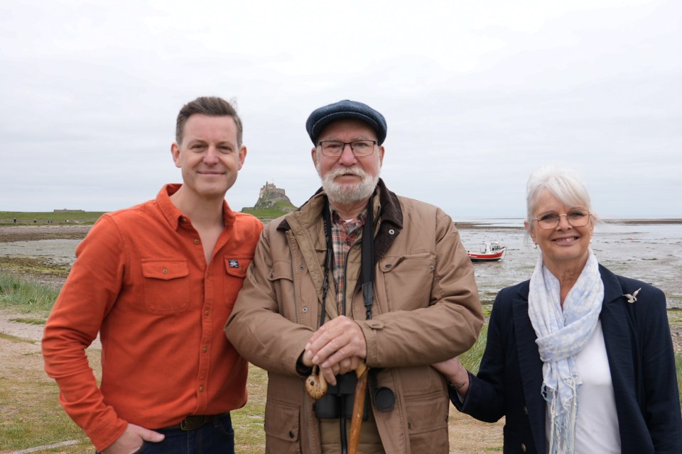 Matt Baker with his mother and father.