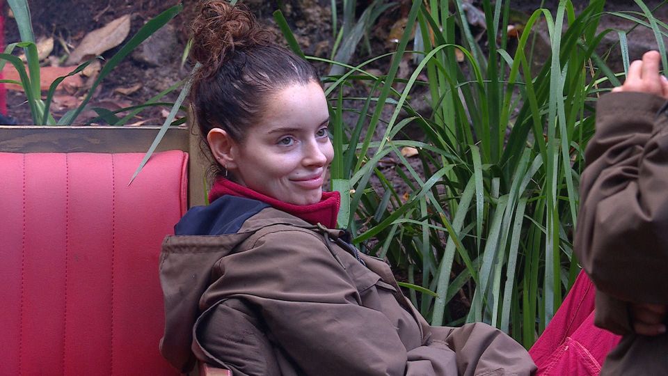 She doesn't have to use anything at all in the jungle on I'm a Celebrity though - thanks to going longer in between hair washes