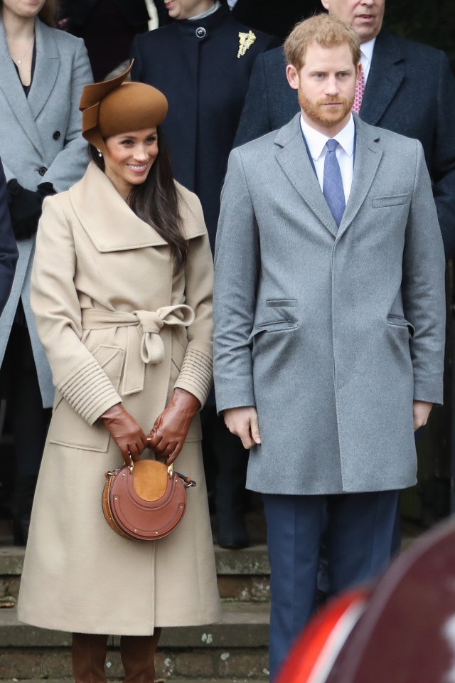 The couple were engaged for their first Sandringham Christmas