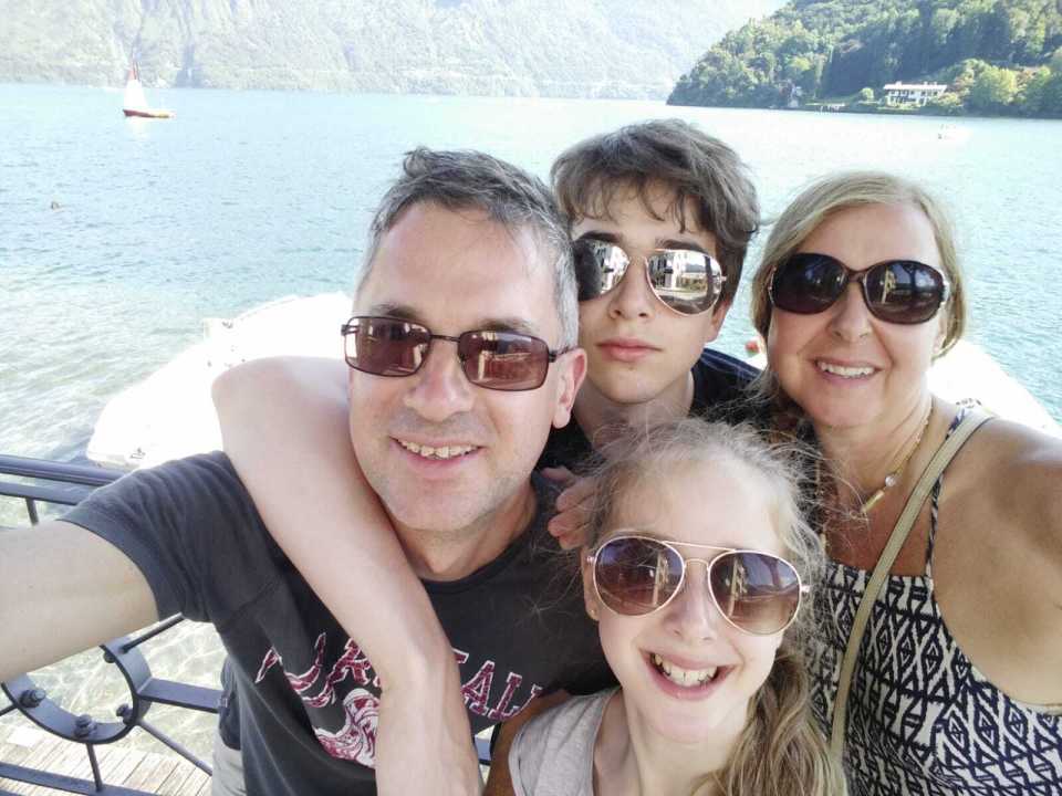 Will on holiday with his family, who have been left devastated by the teen's death