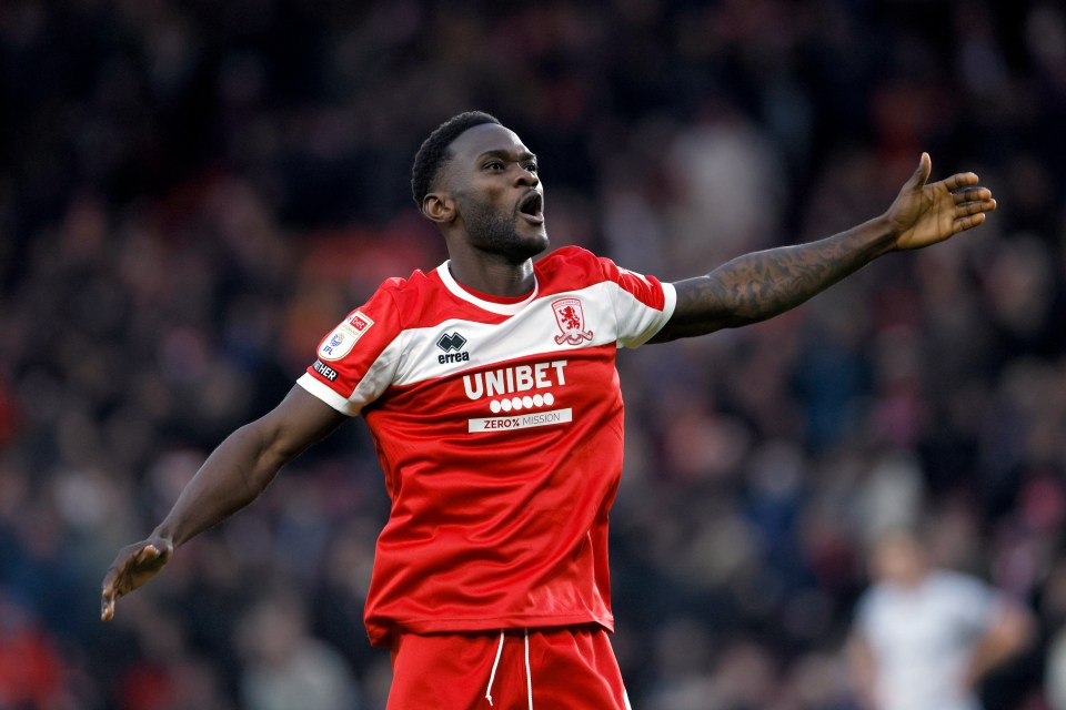 Middlesbrough’s Emmanuel Latte Lath is wanted by West Ham and Ipswich