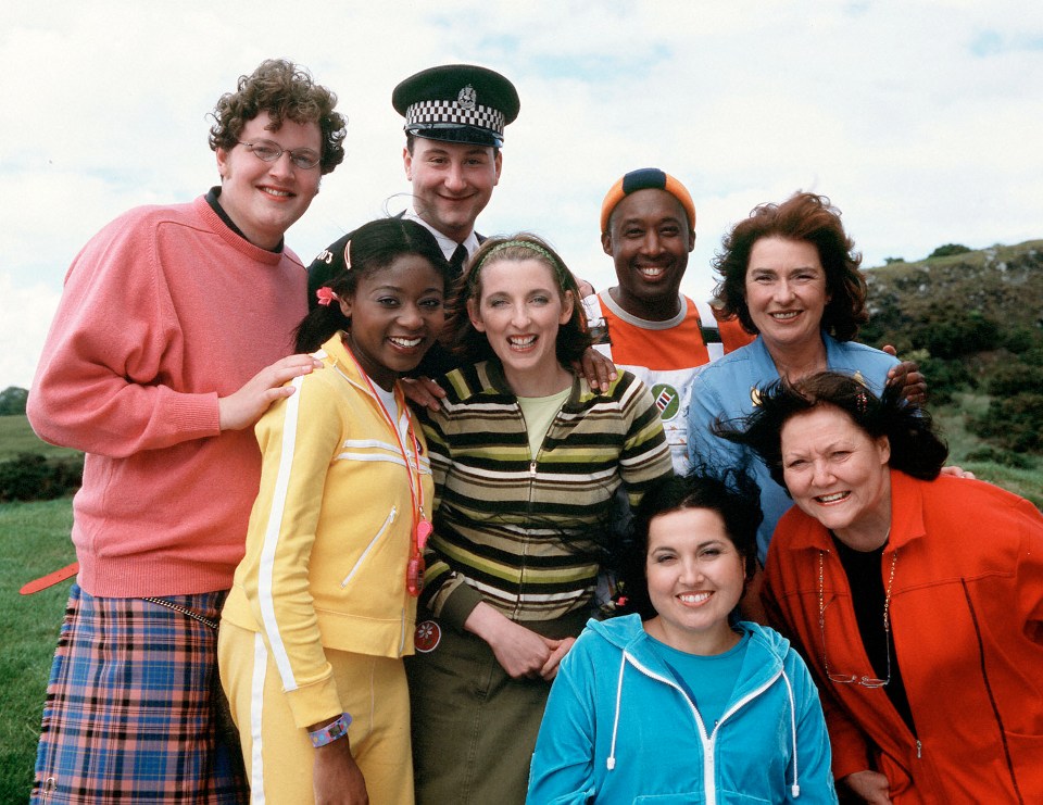 Andrew Agnew (second from left) is most remembered for his role in Balamory