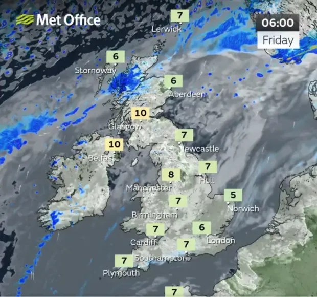 Post-Christmas fog has hung over the UK