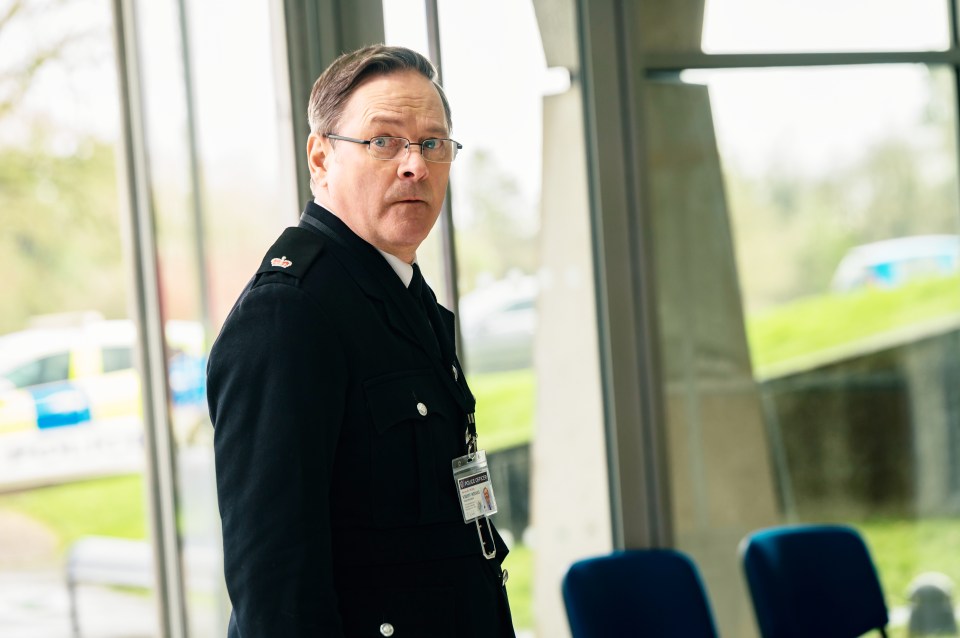 Guest star Mark Heap appeared in controversial ITV cop comedy Piglets earlier this year