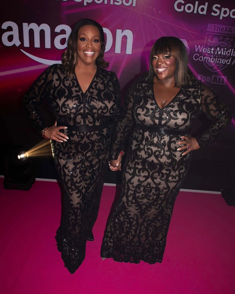 Alison Hammond and Judi Love attended The MBCCs wearing the same dress