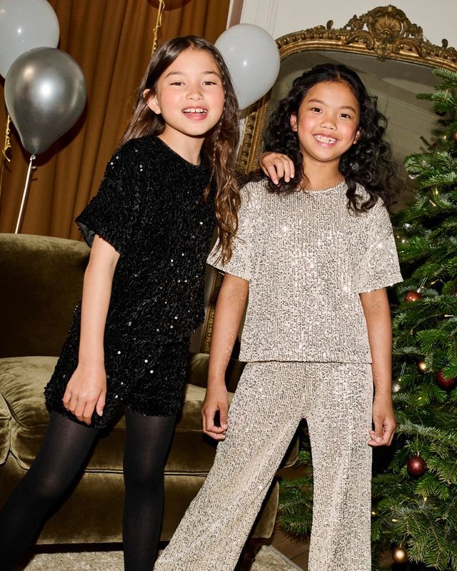 With prices starting from just £16, the range offers plenty of sparkle and sequins for the little ones