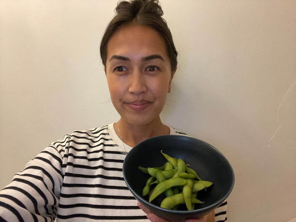 Edamame is a great way to increase your protein intake, says Katrina Turrill