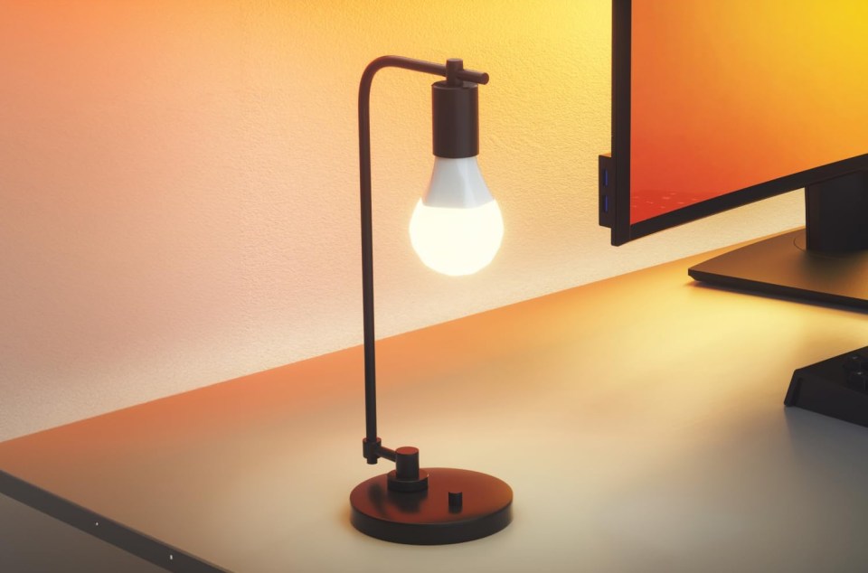 The smart bulbs can be dimmed, made to look more warm, and even change colour