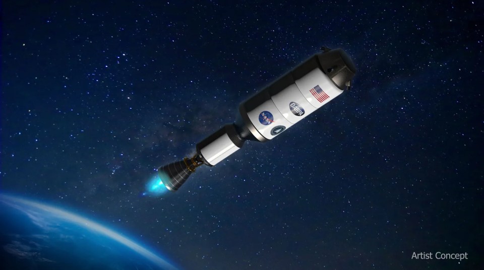 Nasa has teamed up with Darpa to create a nuclear-powered rocket of the future