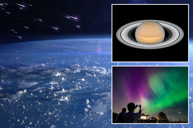 From Saturn's once-in-a-decade disappearing rings to intense Northern Lights - X must-see space spectacles for 2025