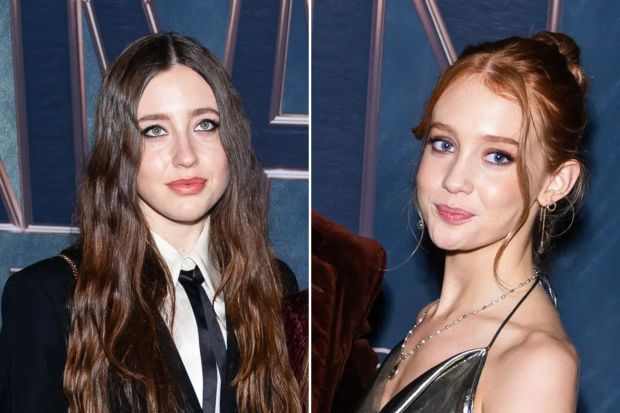 Headshots of two women at a premiere.