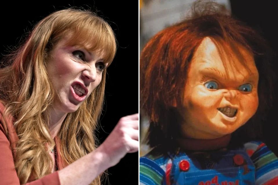 Labour's Deputy Moron Angela Rayner and Chucky