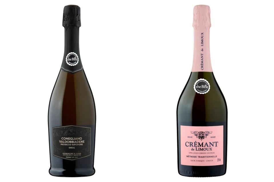 Morrisons' lower-priced Prosecco and Crémant de Limoux.