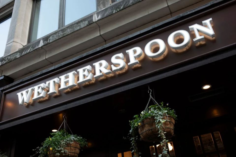 Wetherspoons will be open on Christmas Day