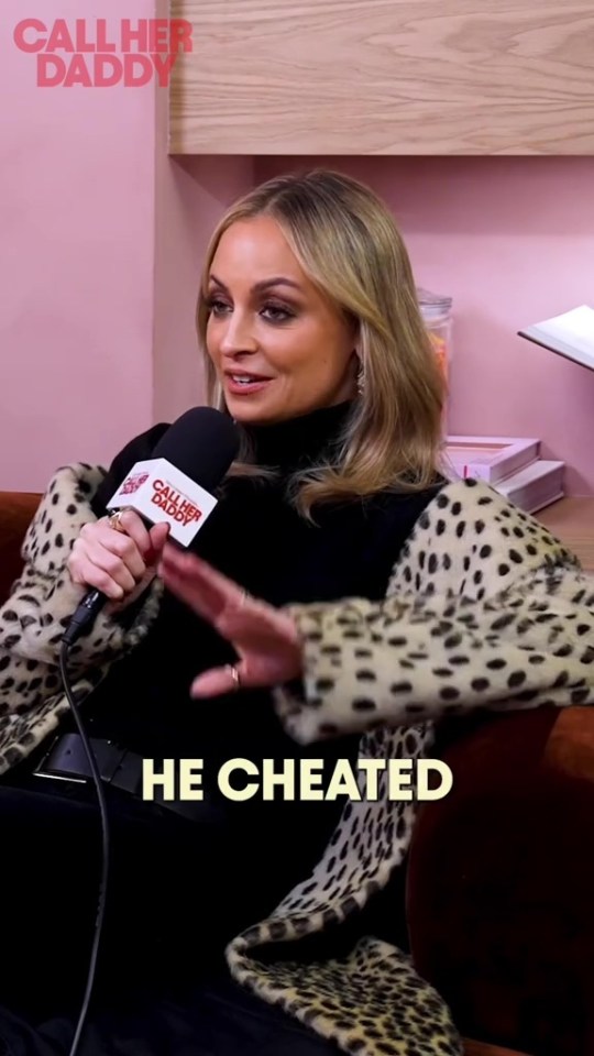 Nicole Richie reveals how she cheated on by an ex three times