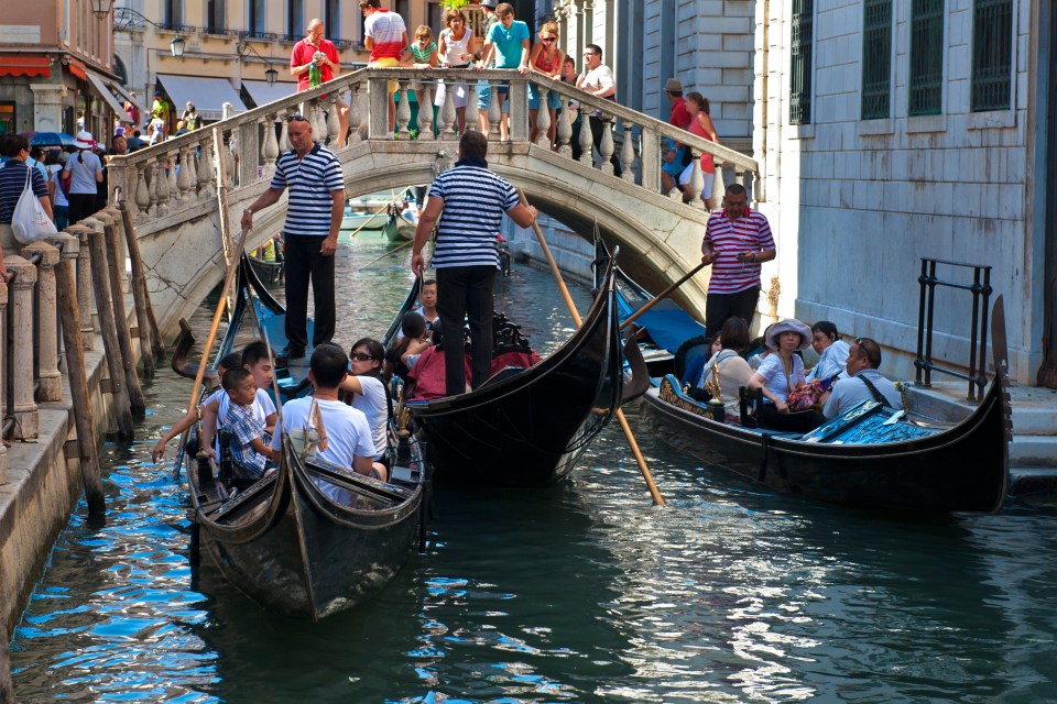 Venice is flooded with millions of tourists every summer who flock to see the system of canals