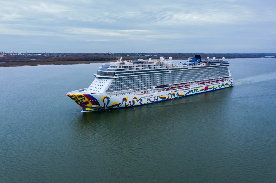 One of Norwegian Cruise Line's ships