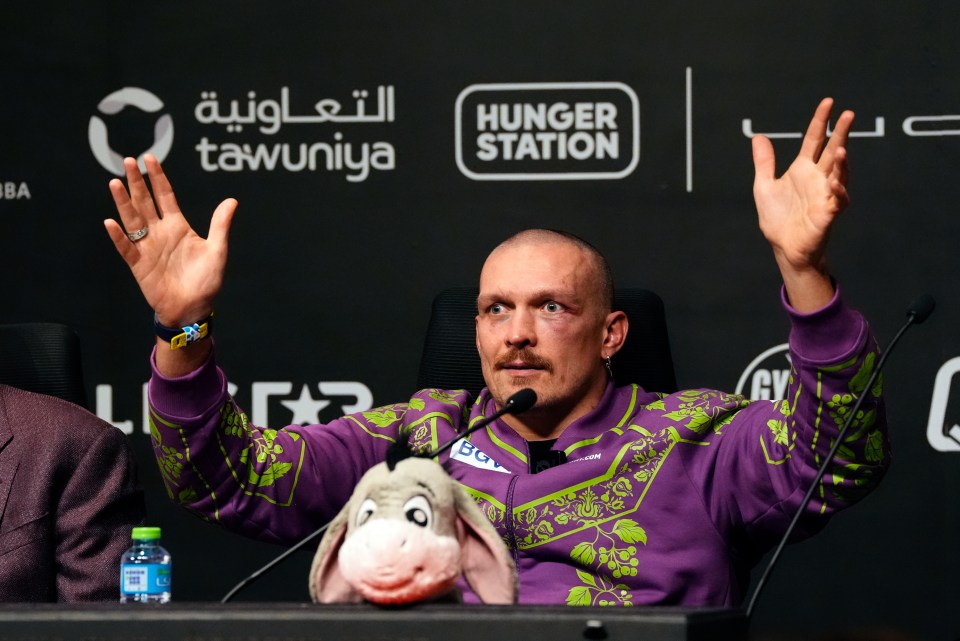 Oleksandr Usyk had some classy words for Tyson Fury after their fight